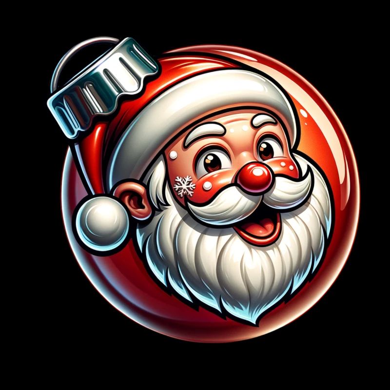 Weihnachtskugel Weihnachtsmann