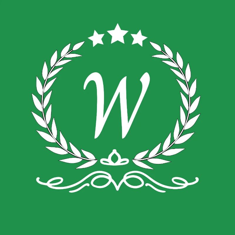 Letter w crown