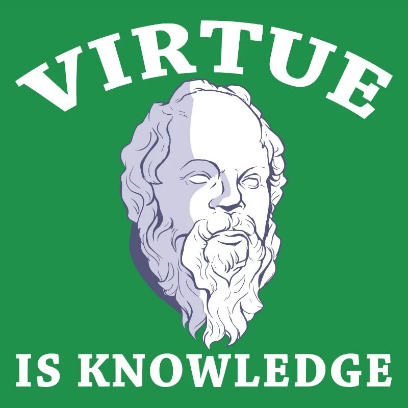 Virtue Is Knowledge Socrates Philosopher Bust