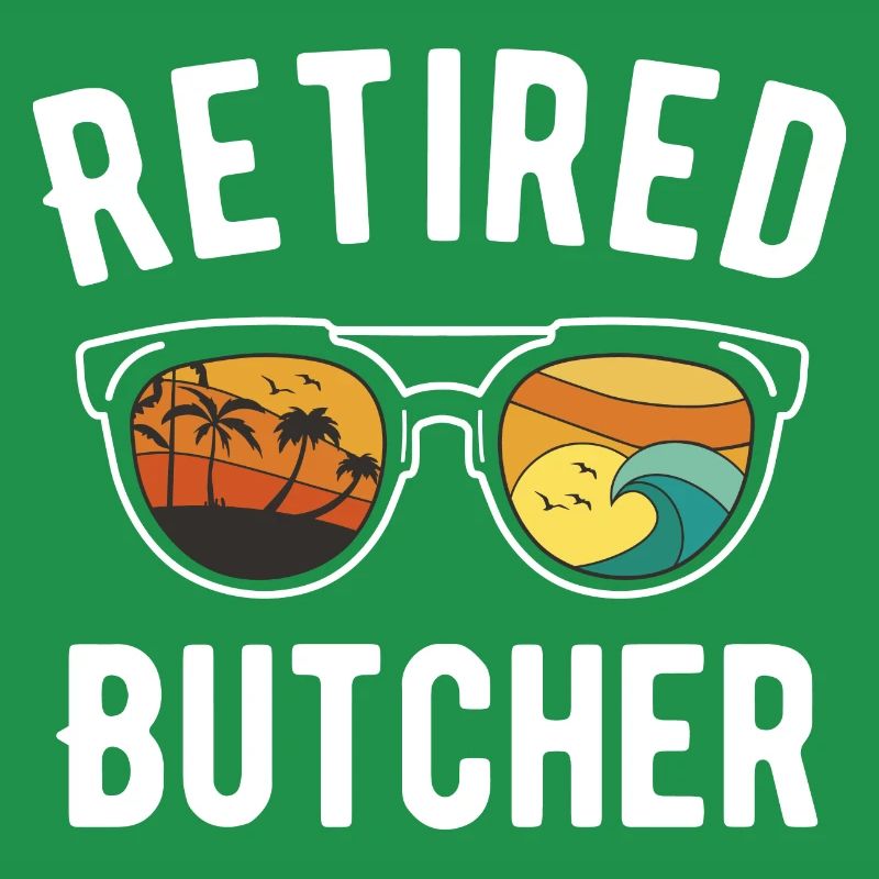 Conception de mots-clés Butcher Beach à la retraite