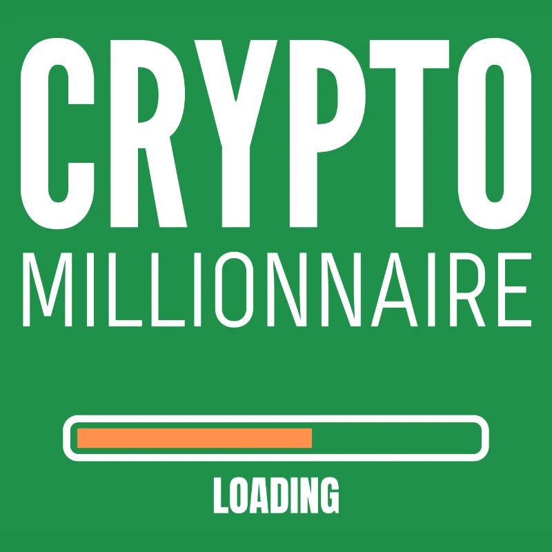 Kryptomillionär Loading Silber Bitcoin Humor