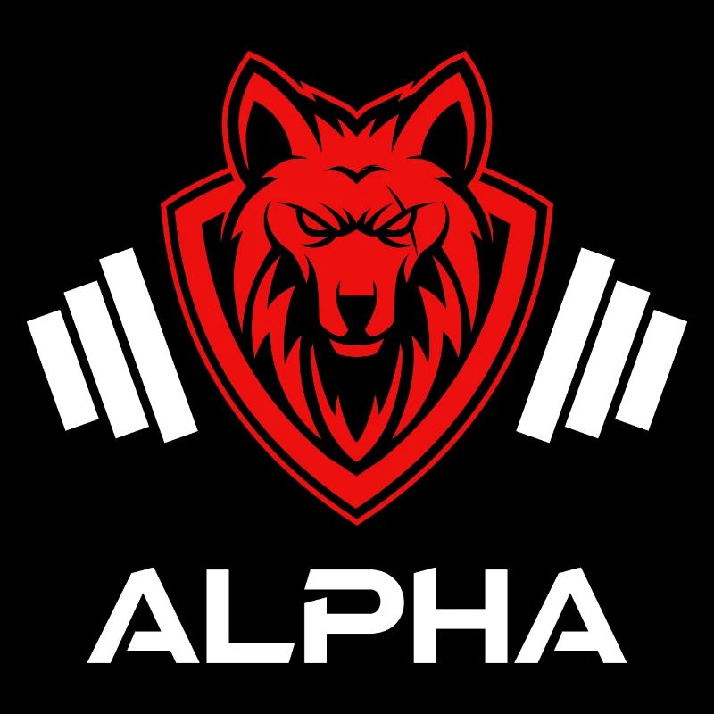 Rote Gewichte Alpha