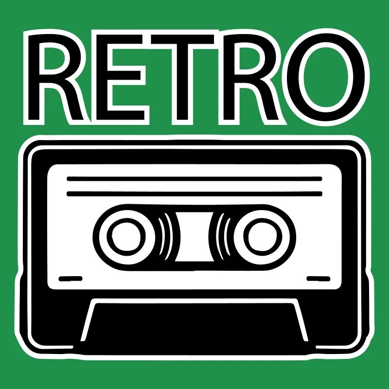 Oldschool Kassette - RETRO Design