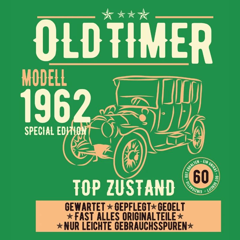60. Geburtstag Oldtimer 1962, Geschenk