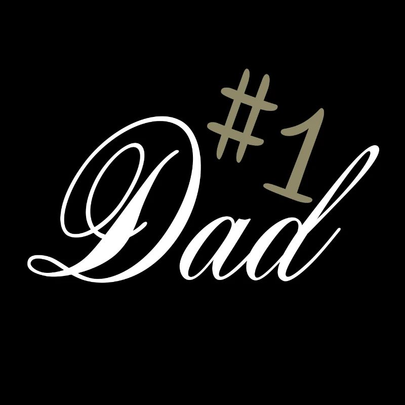 Nummer ein Dad Best Dad #1 Dad Vatertag Papa Vater