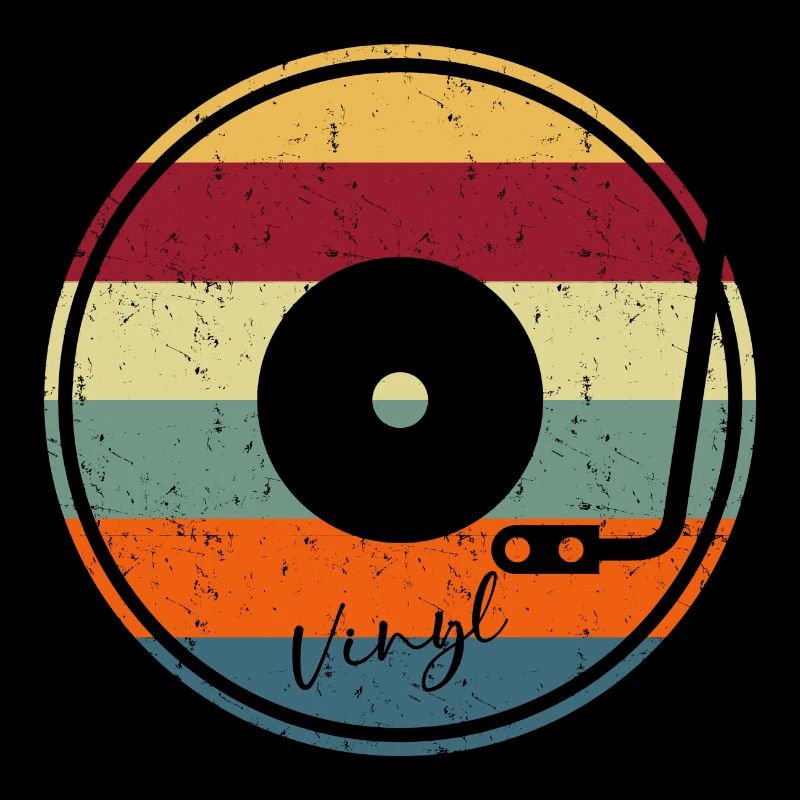 Vinyle DJ cadeau Techno Rave Renard