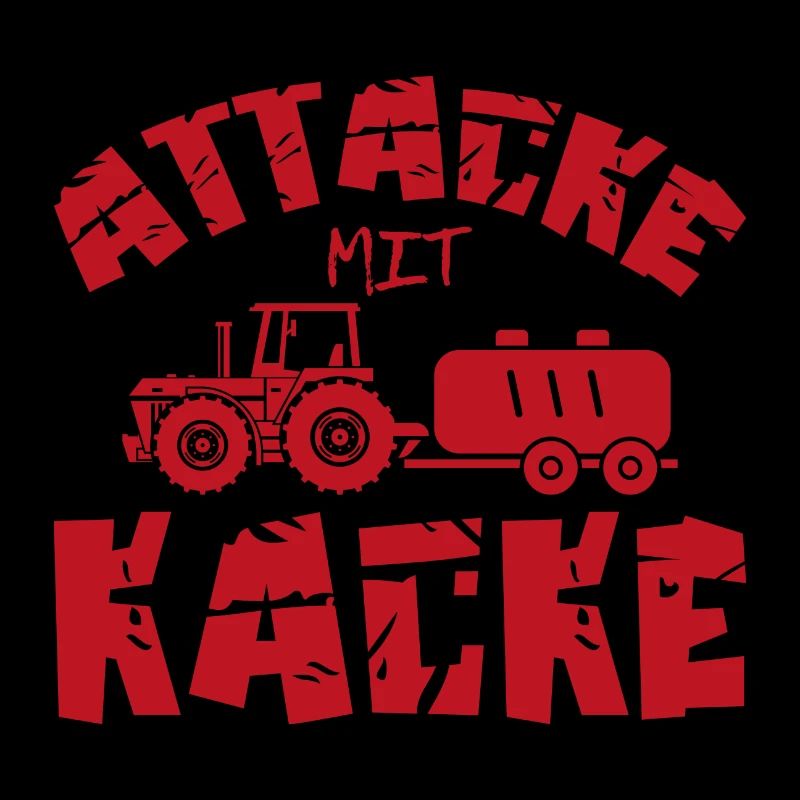 Attacke Traktor Landwirt Geschenk