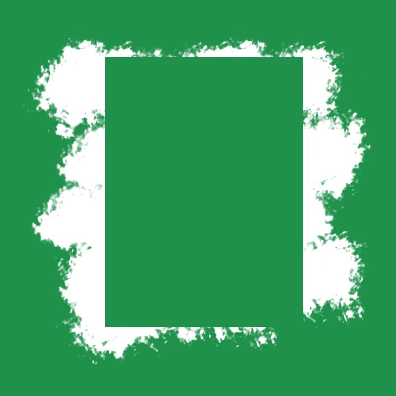 Fond blanc Décoration de forme rectangulaire