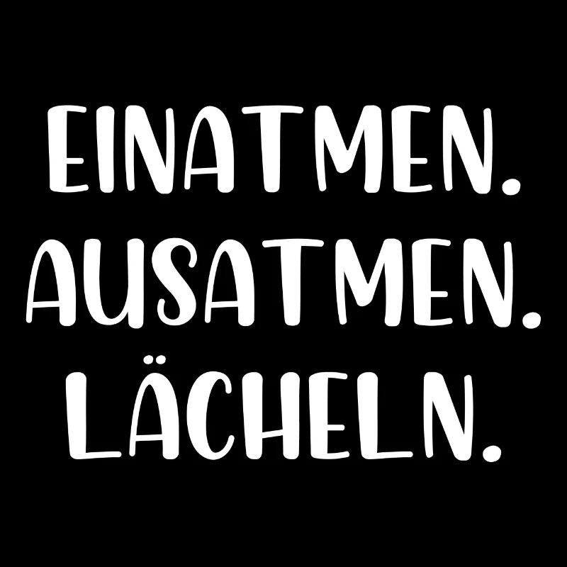 Einatmen Ausatmen Lächeln