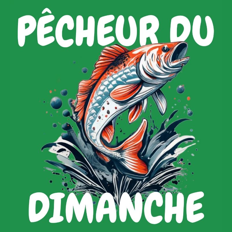 Pêcheur du dimanche. Passion Pêche.Poisson et Lac