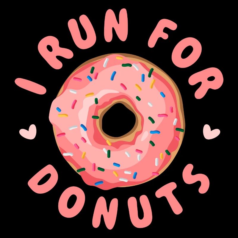I run for Donuts Design for a donut or jokes lover