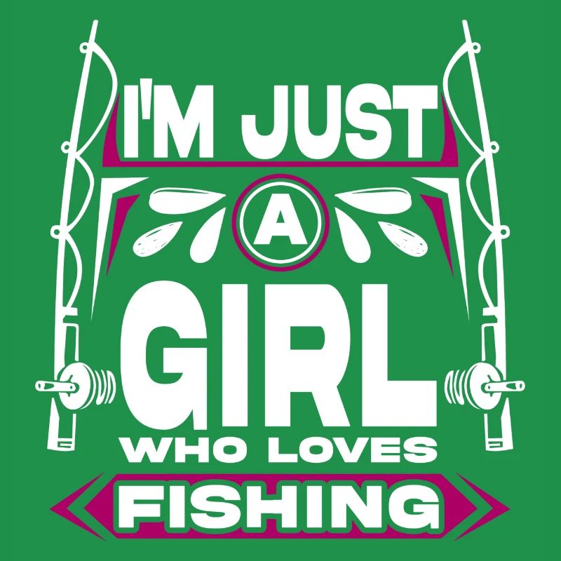 Ich bin nur ein Mädchen, dass Fischen liebt