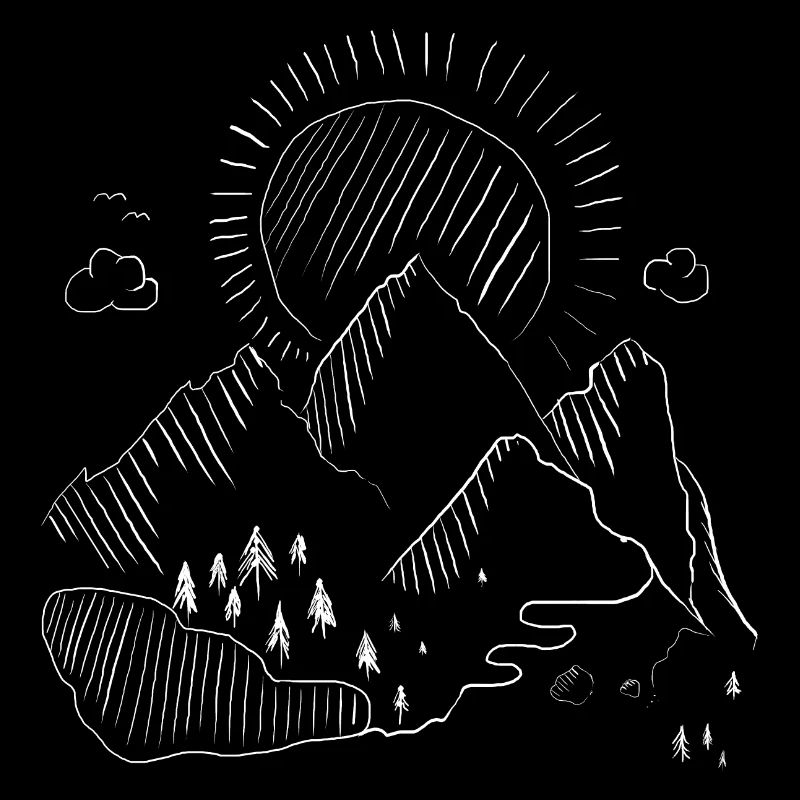 Montagnes Dessin
