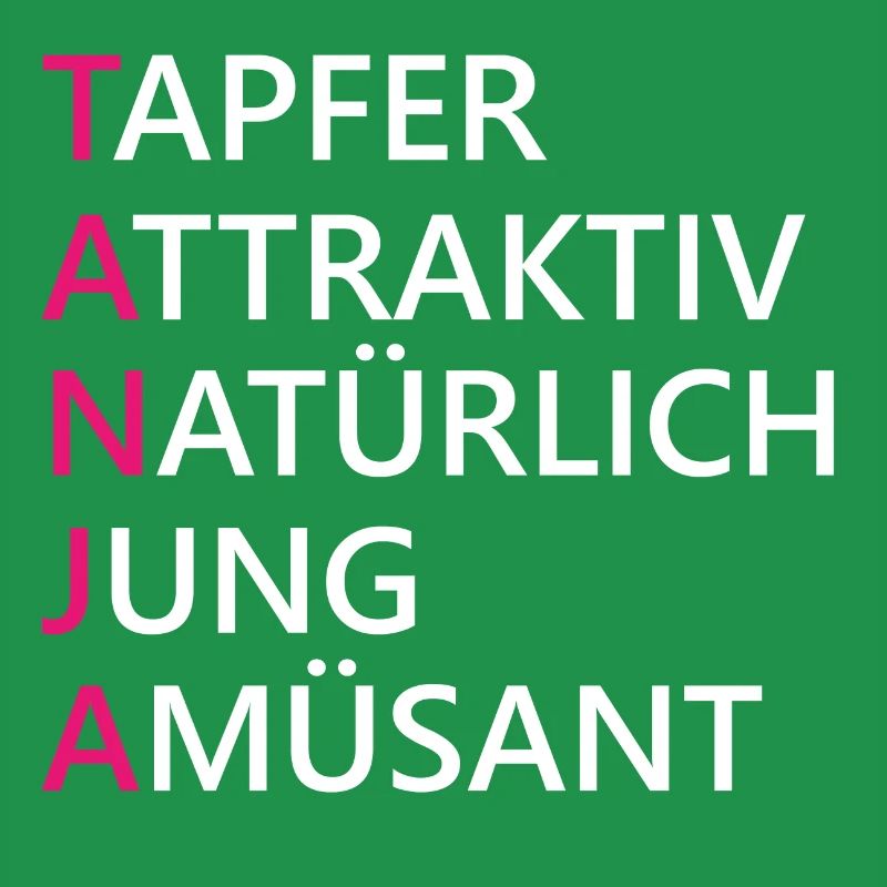 Tanja Name Geschenk