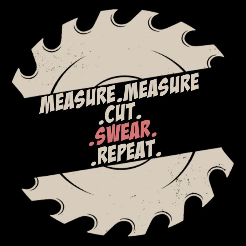 Measure Cut Swear Repeat Carpenter