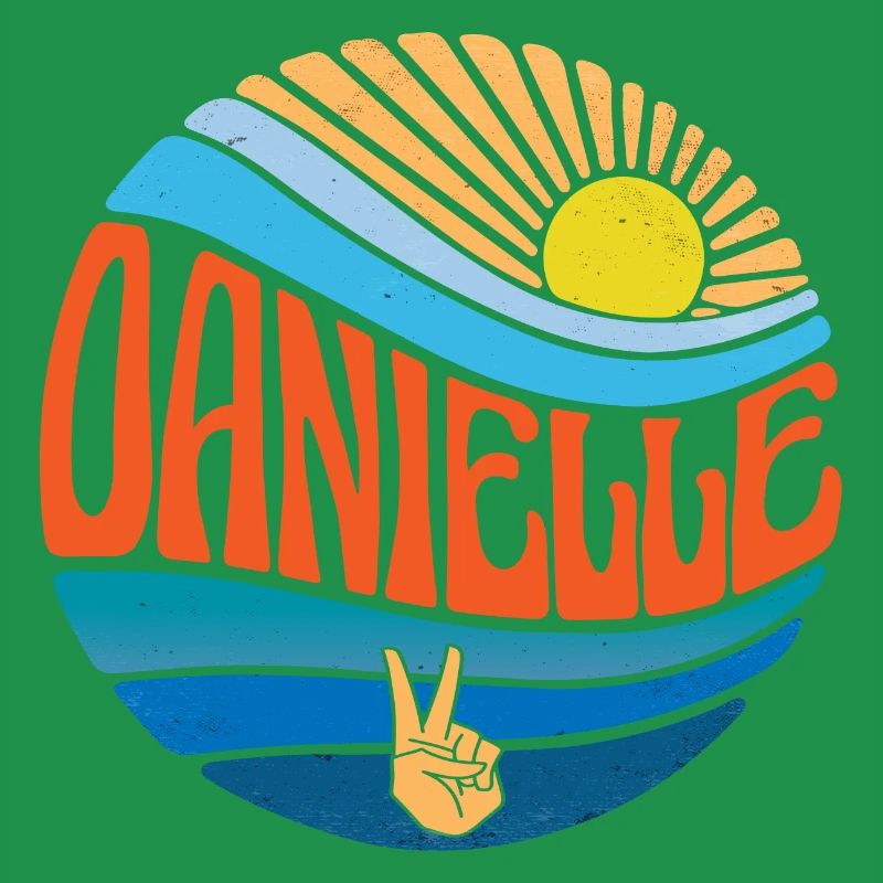 Danielle Hemd Vintage Sunset Danielle Groovy Krawatte