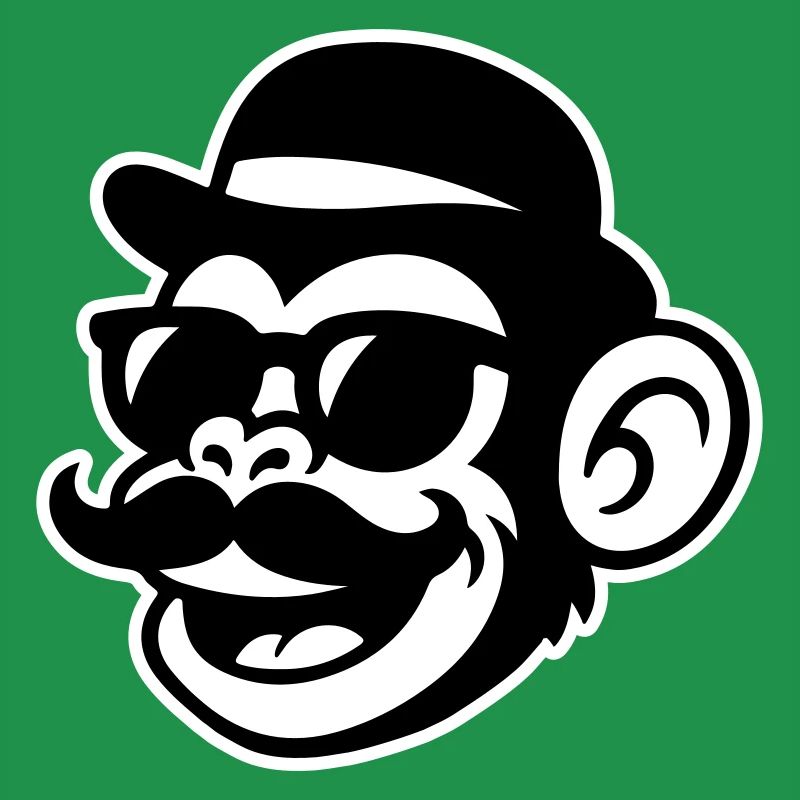 Monkey Sir Mustache