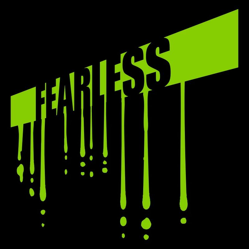fearless Text Quote Design