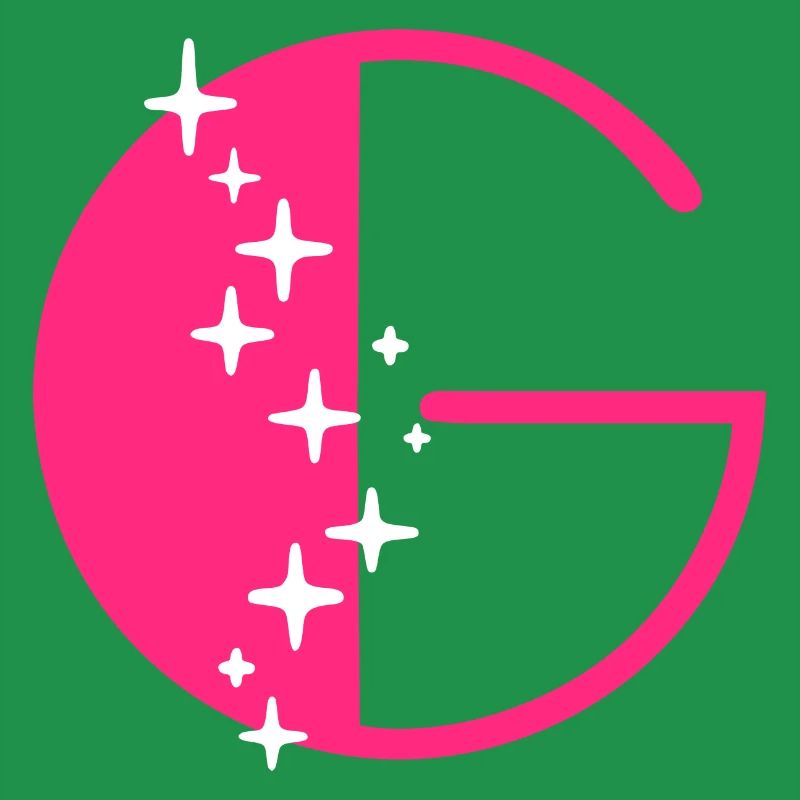 Letter G Glitter