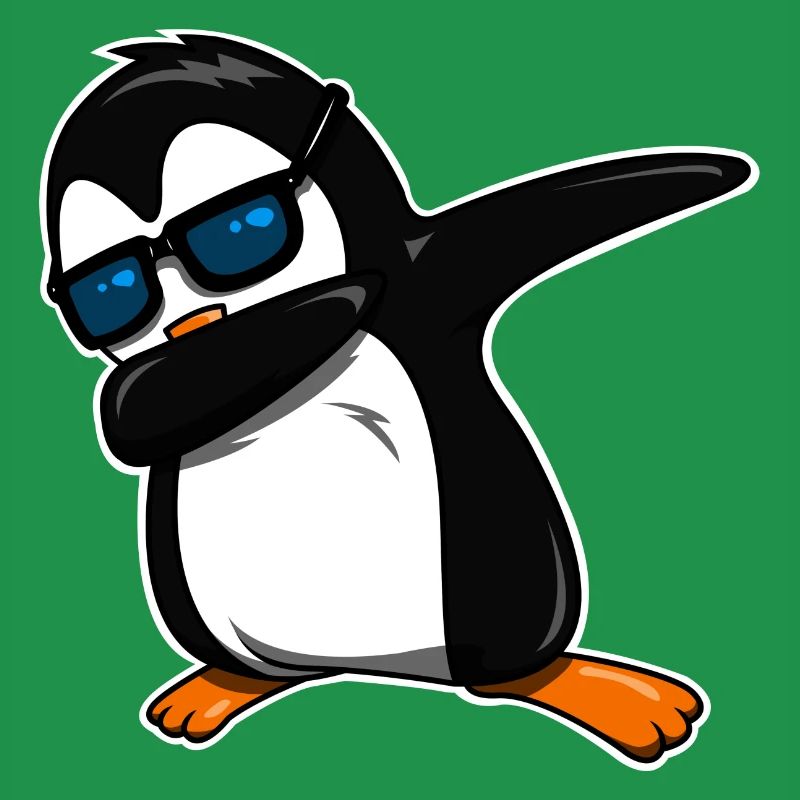 Dabbing Penguin Cool