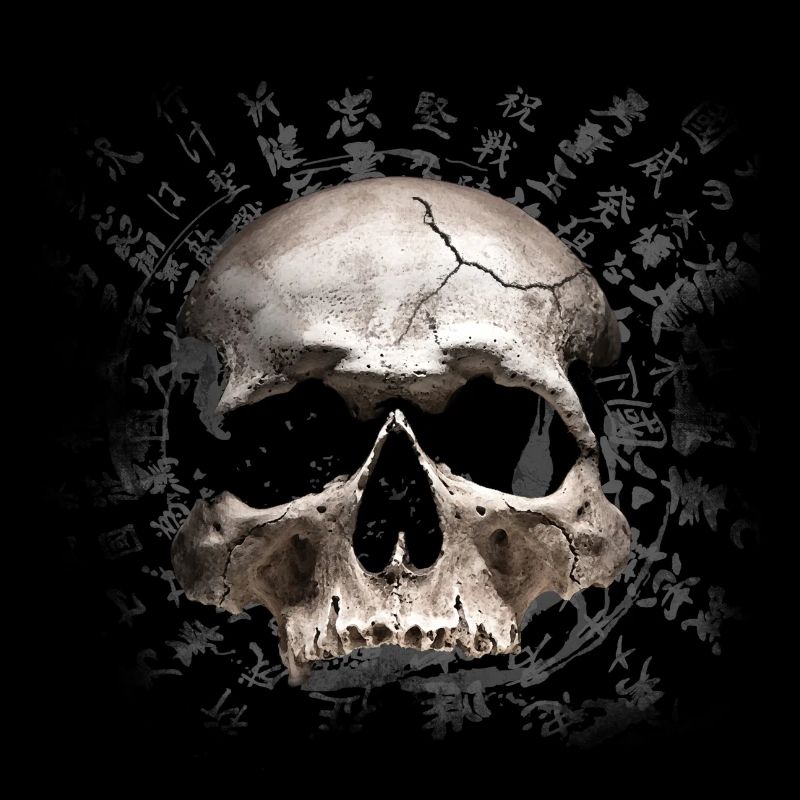 Kanji-Schädel
