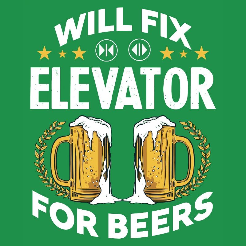 Will Fix Elevators - Elevator Mechanic Beer