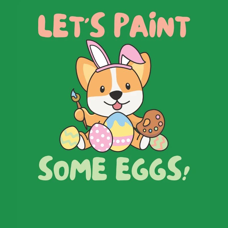 chiens mignons pour Easter Corgi