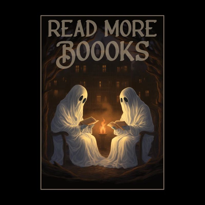 Groovy Read More Boooks Geist Halloween
