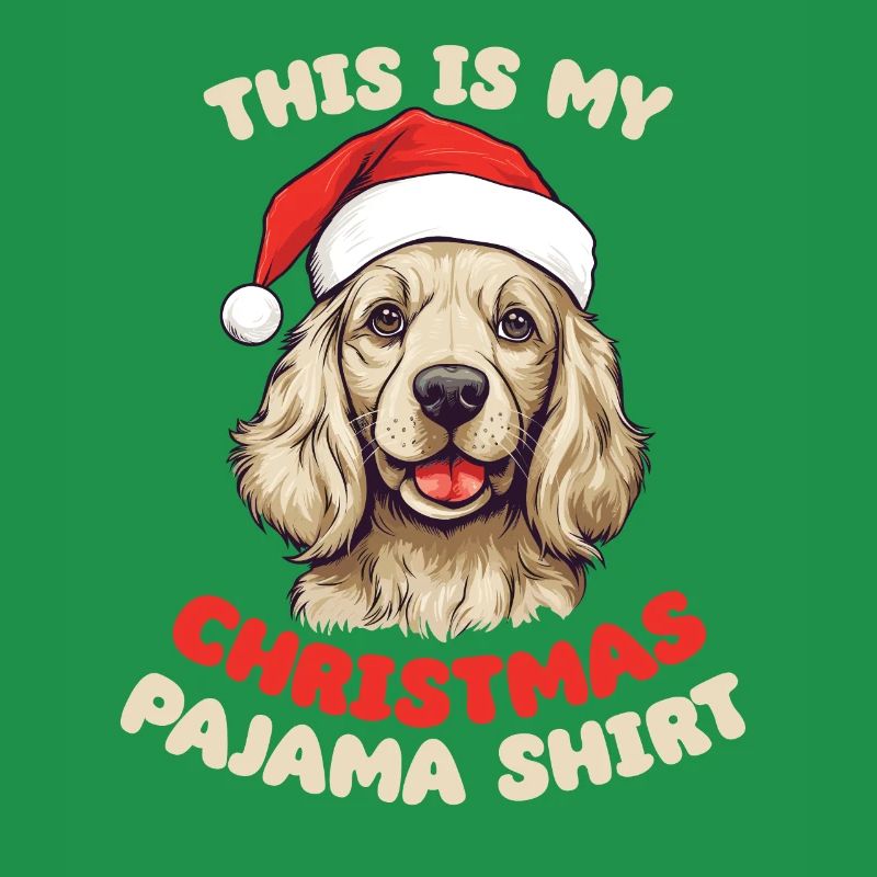 Cocker Spaniel Noël Pyjama Chiens