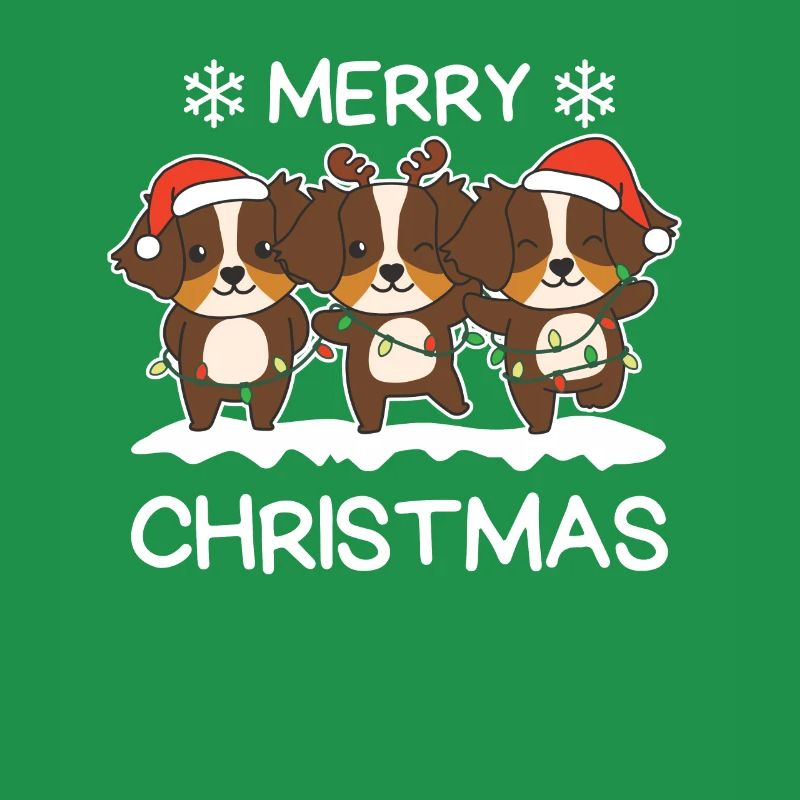Frohe Weihnachten Australian Shepherd Heiligabend