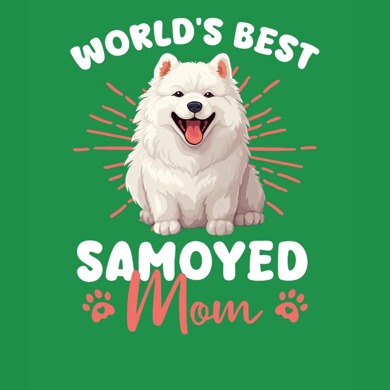 Samoyed Groovy Samoyed Mom