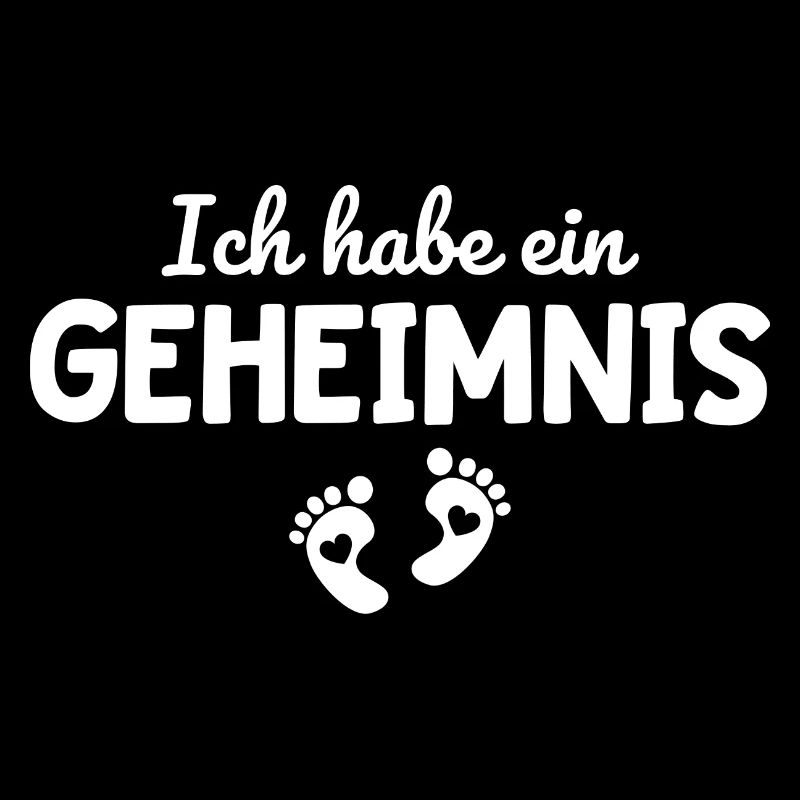 Werdende Mutter Schwangerschaft verkünden Idee