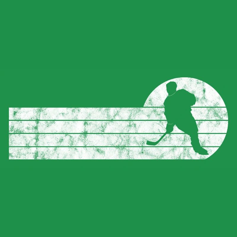 Eishockey im retro oder vintage Style für Kinder