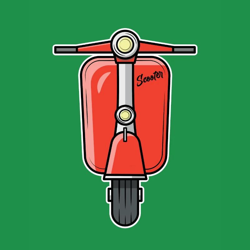 Scooter Motorroller Roller rot