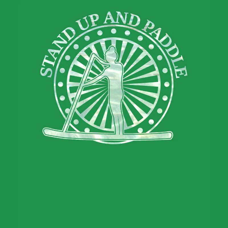 Cooles Stand Up und Paddle Spruch Board Geschenk