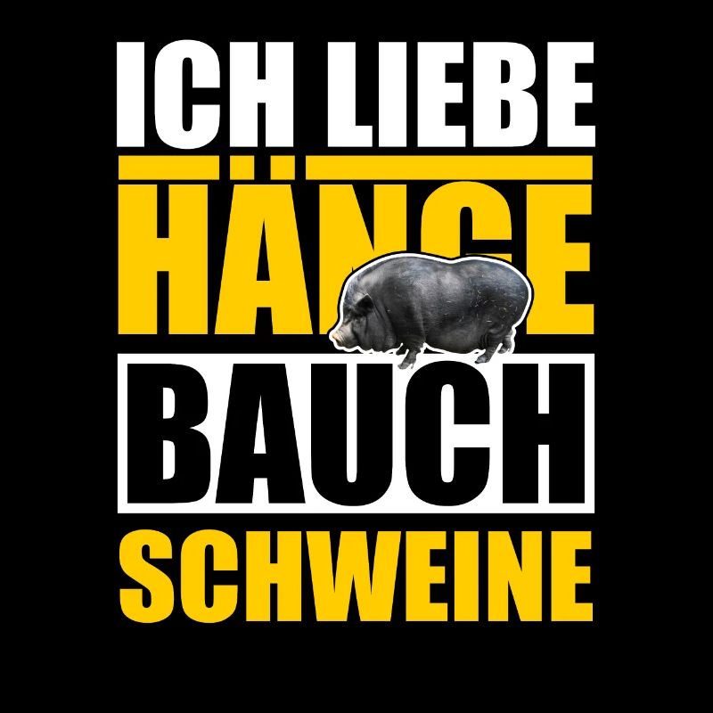 Retro Hängebauchschwein Hobbytier