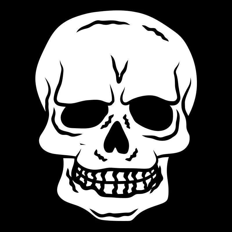Horror Halloween Skull Design