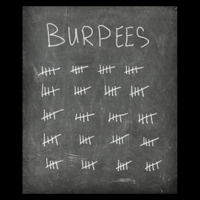 Chalkboard Burpees