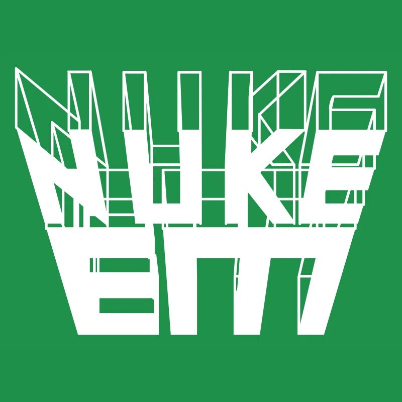 Nuke Em 3D text