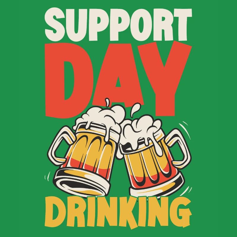Support Day Drinking Squad Party and Beer Drinking