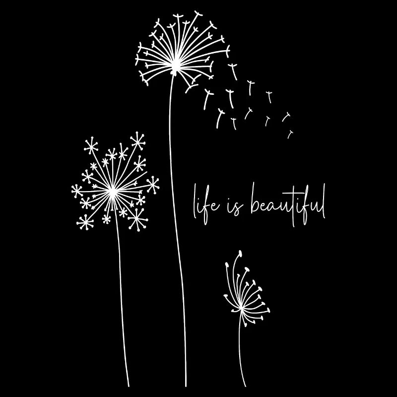Pusteblume - Löwenzahn - Life is beautiful
