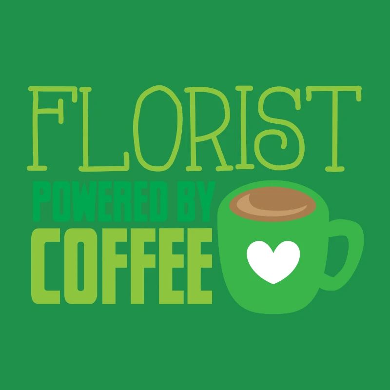 Blumengeschäft mit Kaffee