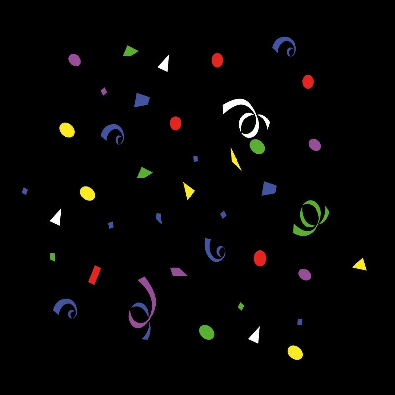 Confetti coloré carnaval carnaval fête streamer party