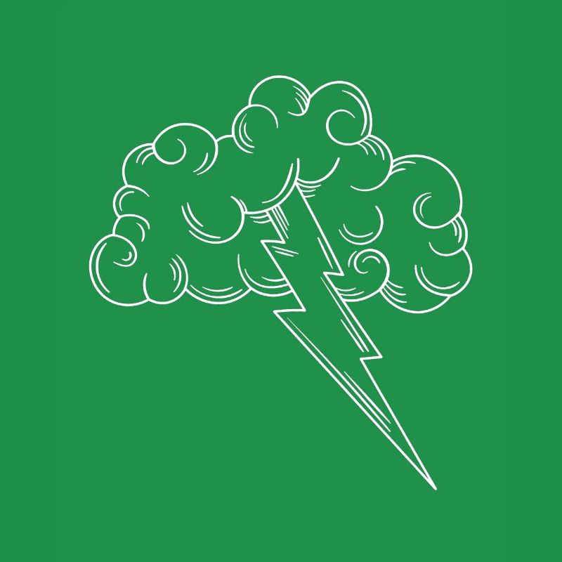 Blitz Donner Gewitter Strom Energie Geschenkidee