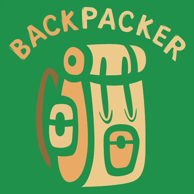 Backpacker Comic Rucksack Design