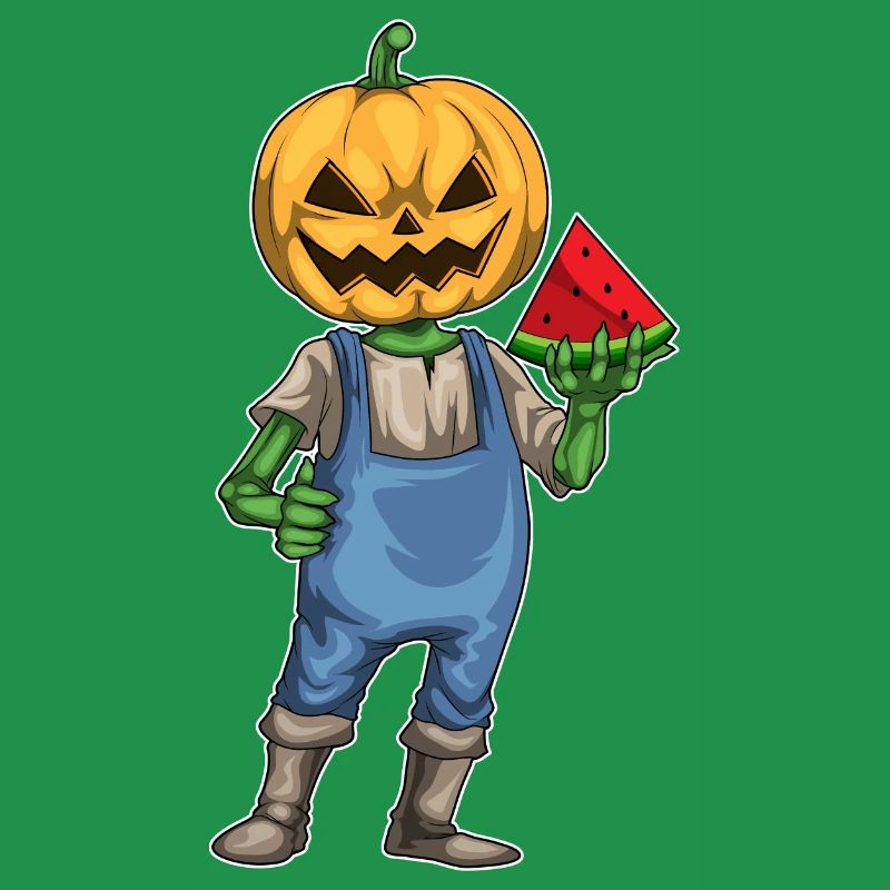 Jack O Lantern Halloween Pastèque