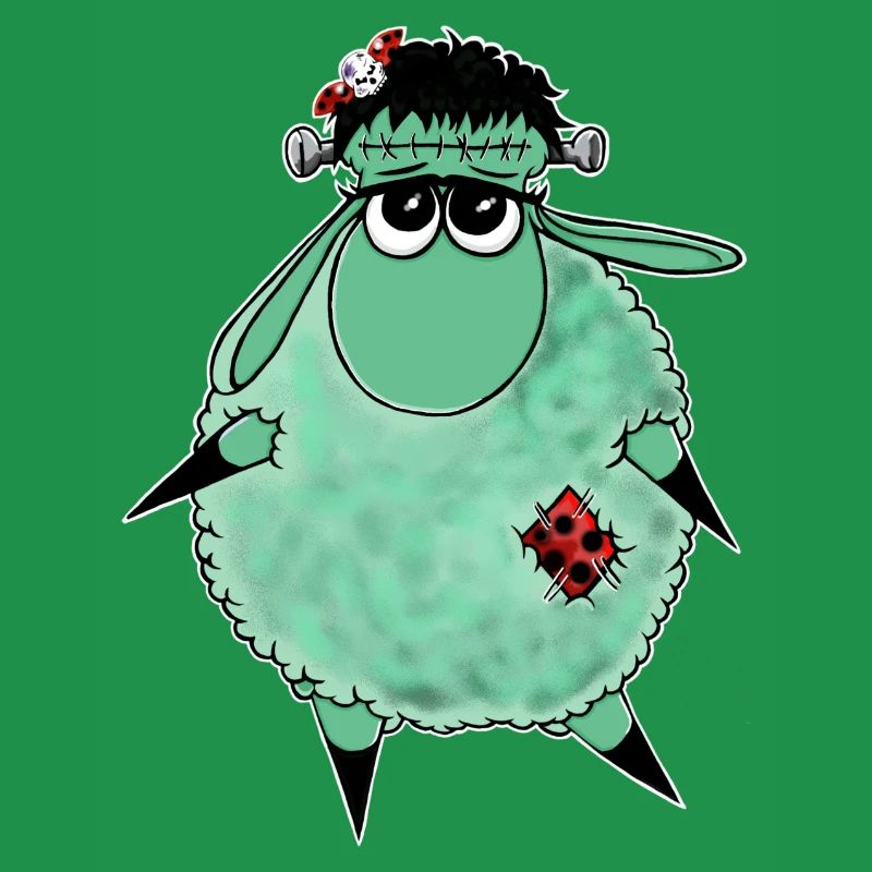 Wolly Sheepling Halloween Monster
