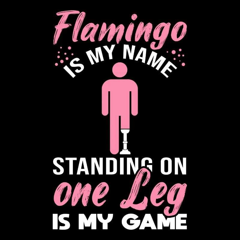 Bein Amputation Beinprothese Flamingo