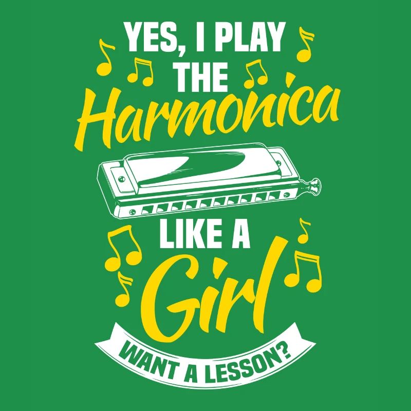 Harmonica player harmonica