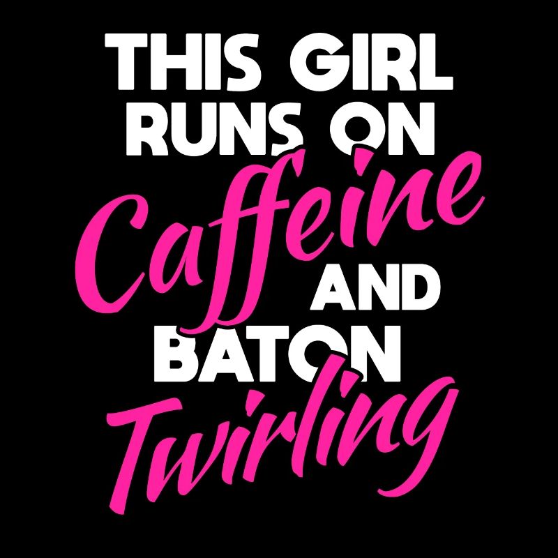 Twirling Baton Majorette Stabdrehen Kaffee